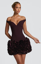 Lauren Mini Dress - Plum