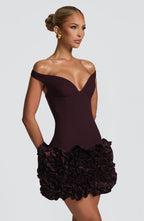 Lauren Mini Dress - Plum