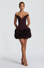 Lauren Mini Dress - Plum