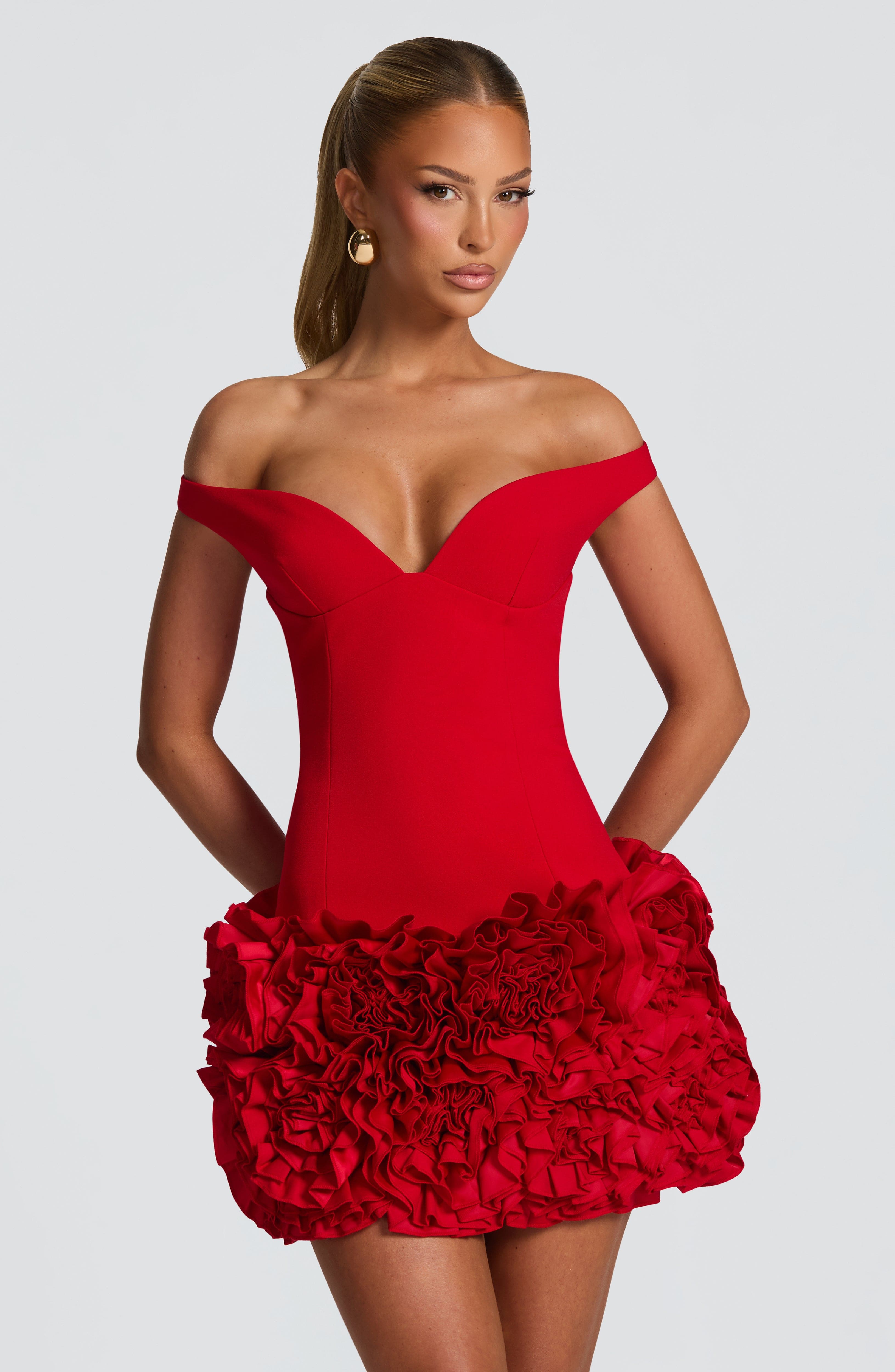 Lauren Mini Dress - Red