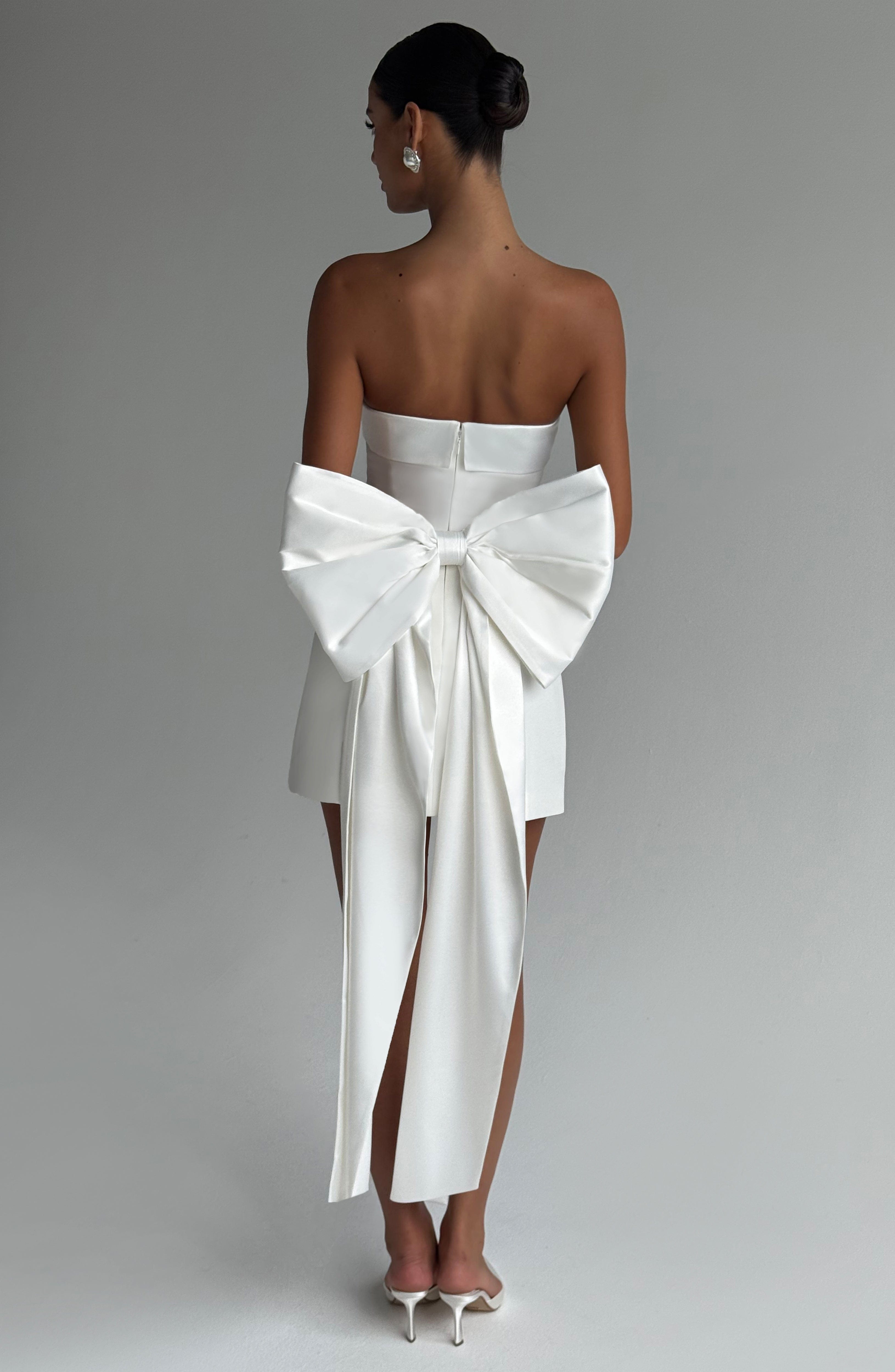Amber Mini Dress - Ivory