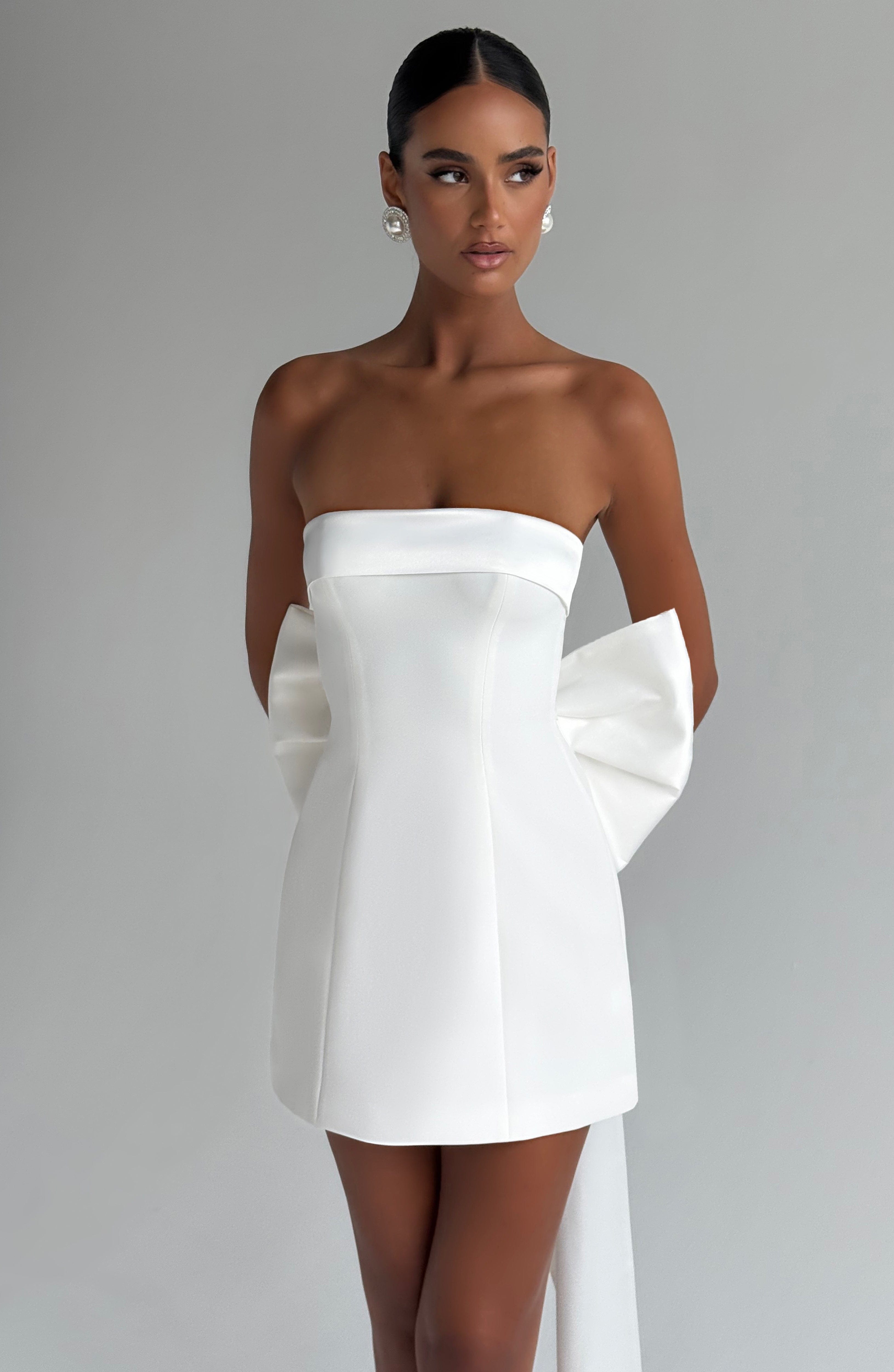 Amber Mini Dress - Ivory