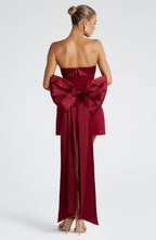 Amber Mini Dress - Wine