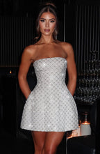 Lisa Mini Dress - Ivory