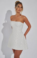 Lisa Mini Dress - Ivory