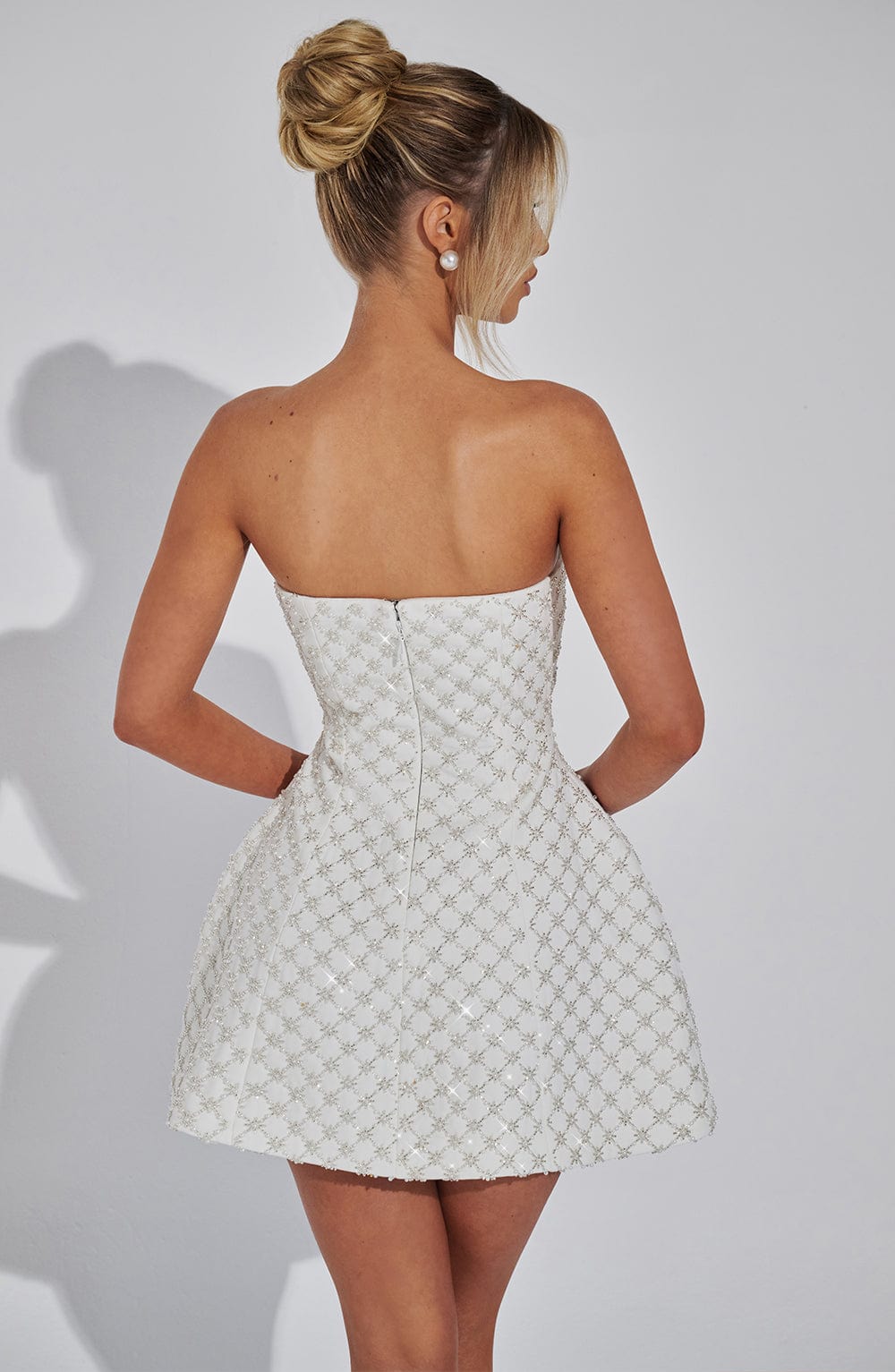 Lisa Mini Dress - Ivory