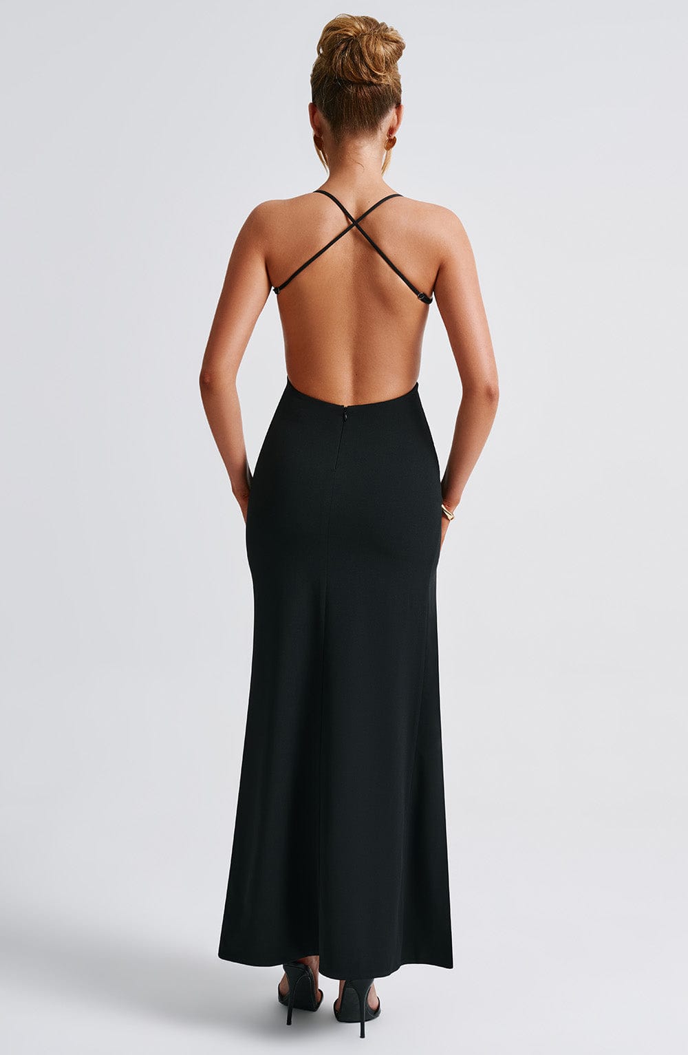 Gloria Maxi Dress - Black