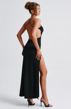 Gloria Maxi Dress - Black