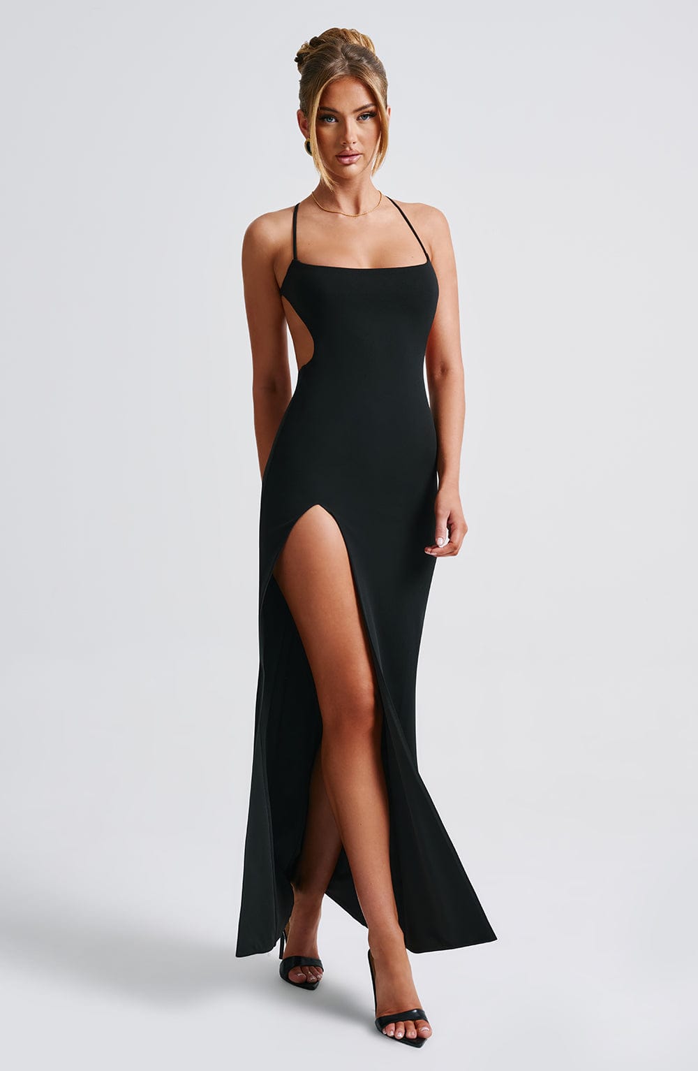 Gloria Maxi Dress - Black