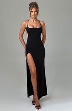 Gloria Maxi Dress - Black