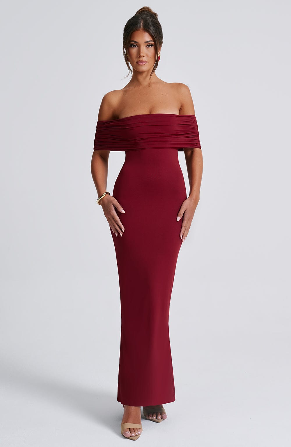 Pamela Maxi Dress - Burgundy