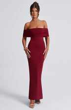 Pamela Maxi Dress - Burgundy