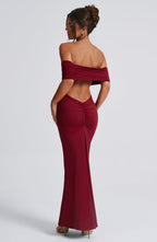 Pamela Maxi Dress - Burgundy