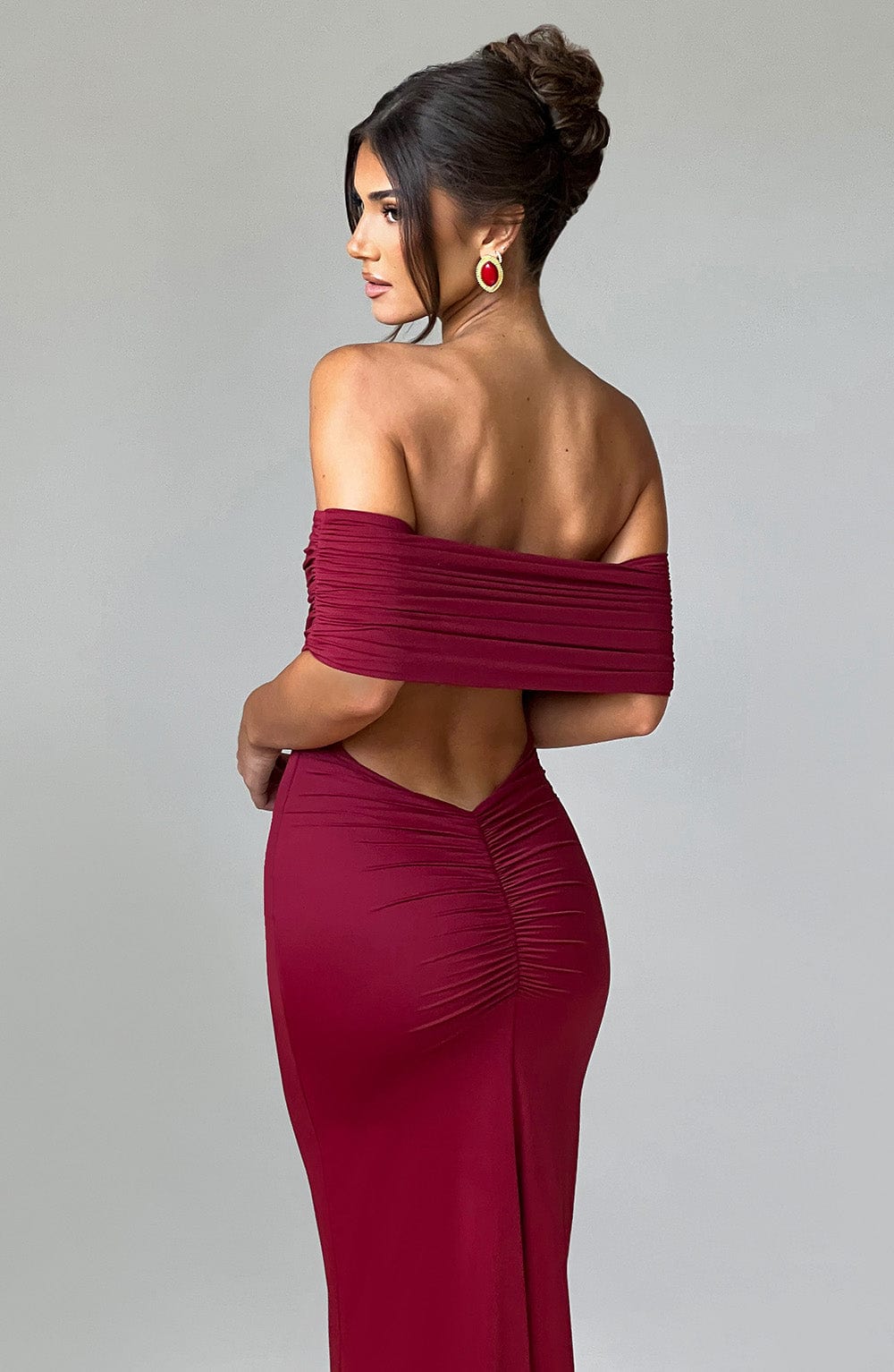 Pamela Maxi Dress - Burgundy