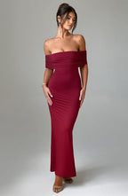 Pamela Maxi Dress - Burgundy