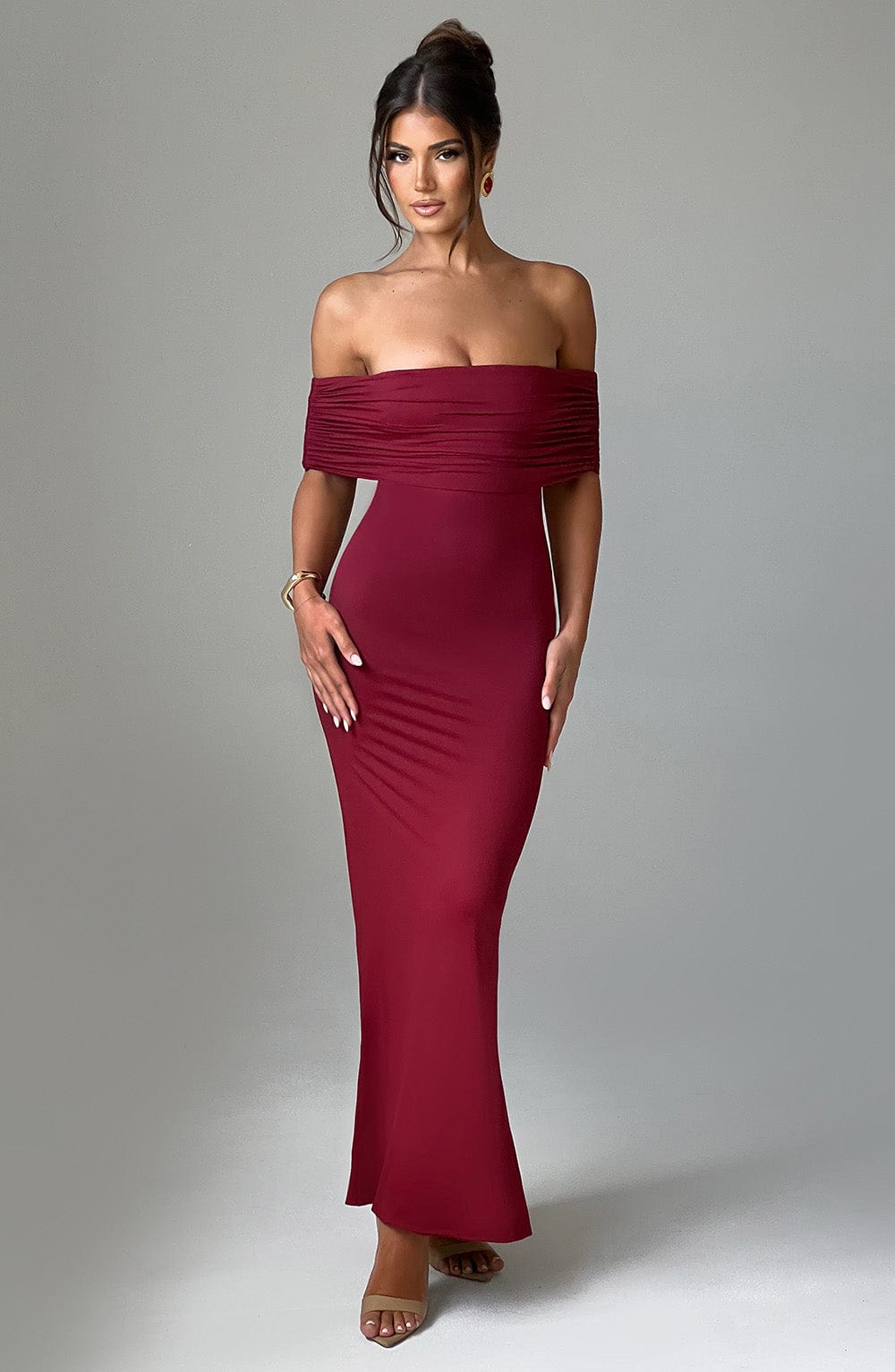 Pamela Maxi Dress - Burgundy