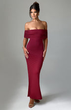 Pamela Maxi Dress - Burgundy