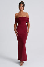 Pamela Maxi Dress - Burgundy