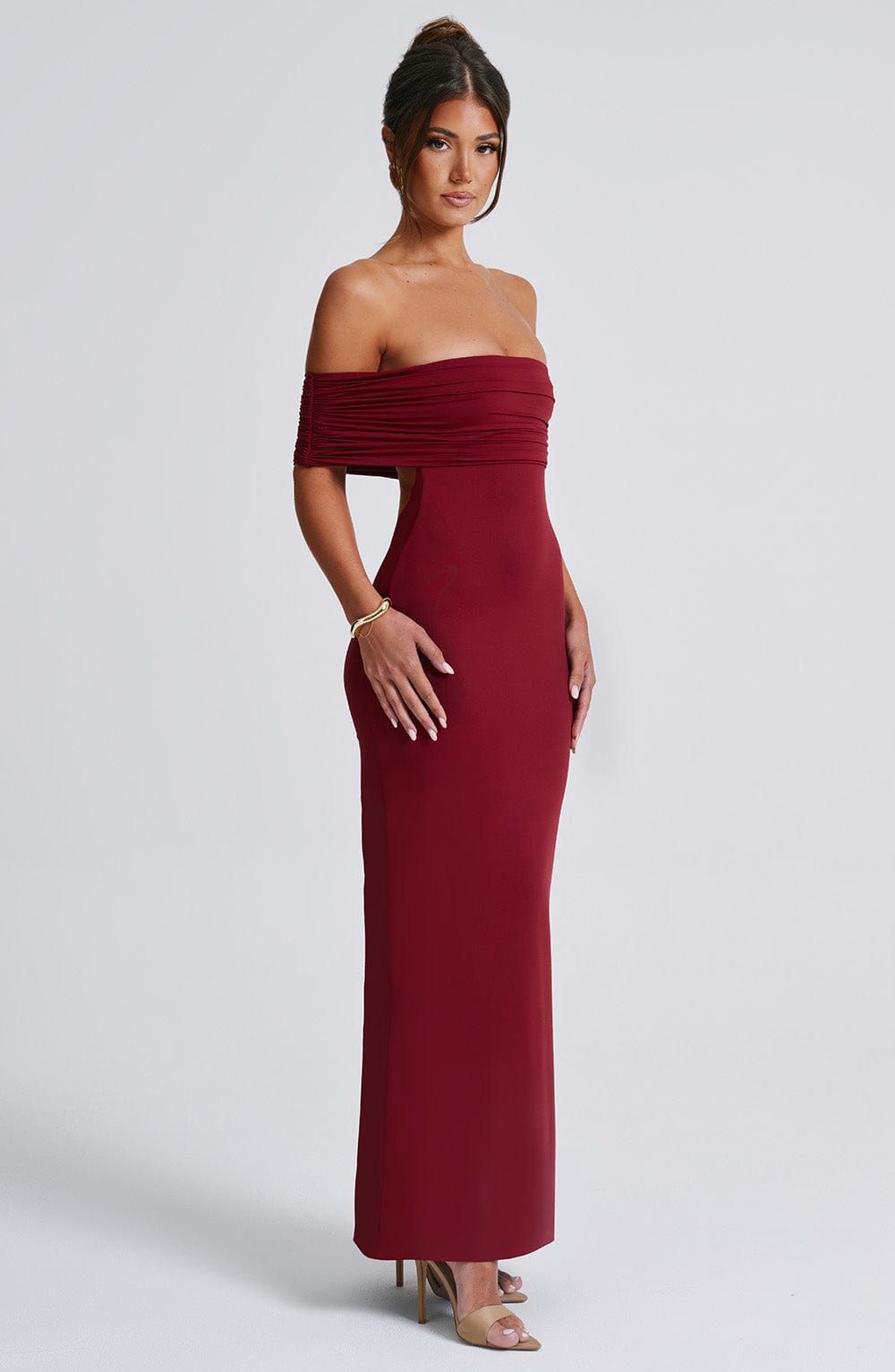 Pamela Maxi Dress - Burgundy