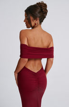 Pamela Maxi Dress - Burgundy