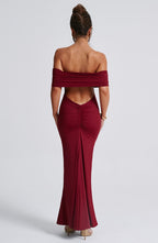 Pamela Maxi Dress - Burgundy
