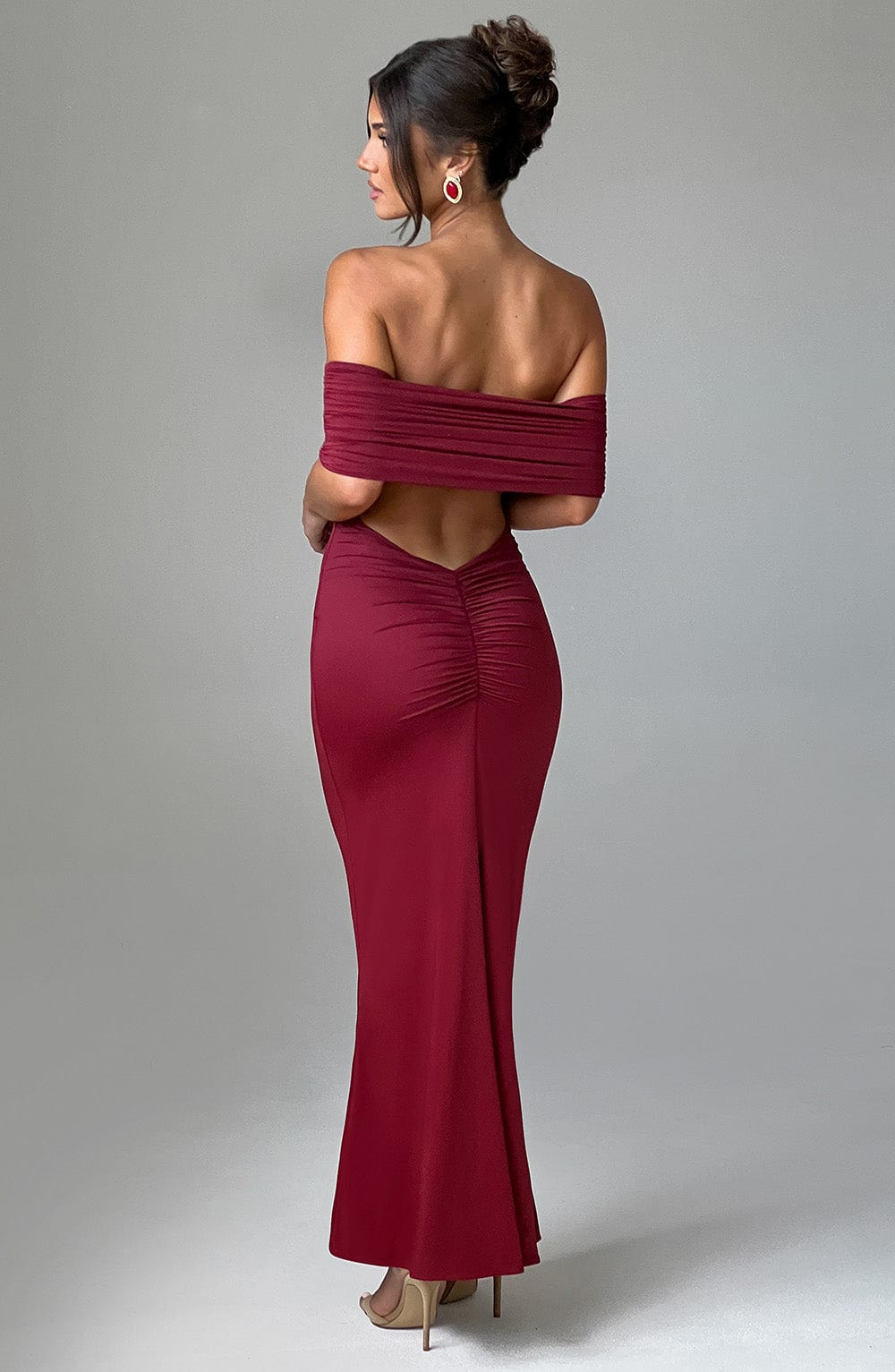 Pamela Maxi Dress - Burgundy