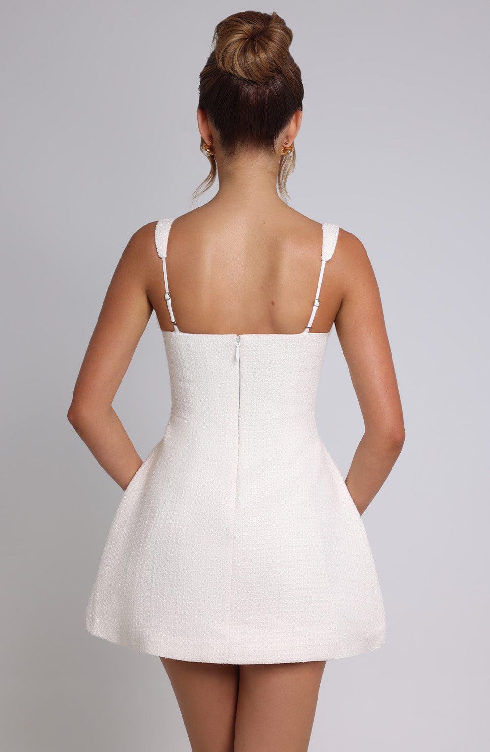 Adele Mini Dress - Ivory