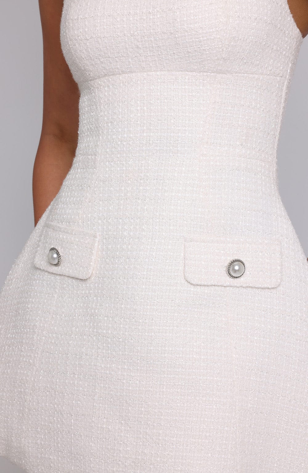 Adele Mini Dress - Ivory