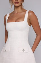Adele Mini Dress - Ivory