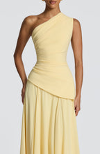 Natasha Maxi Dress - Lemon