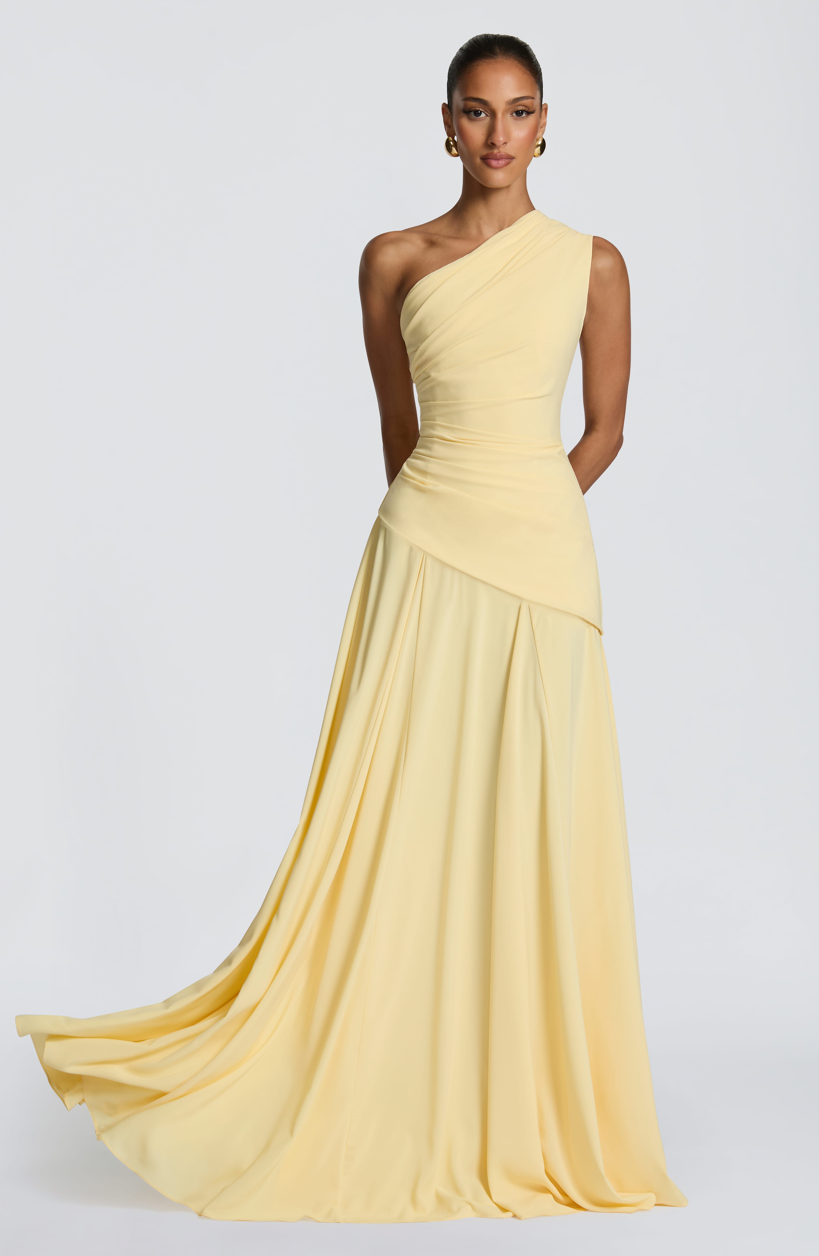 Natasha Maxi Dress - Lemon