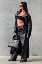 Amber Trench Coat - Black