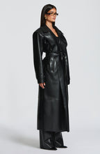 Amber Trench Coat - Black