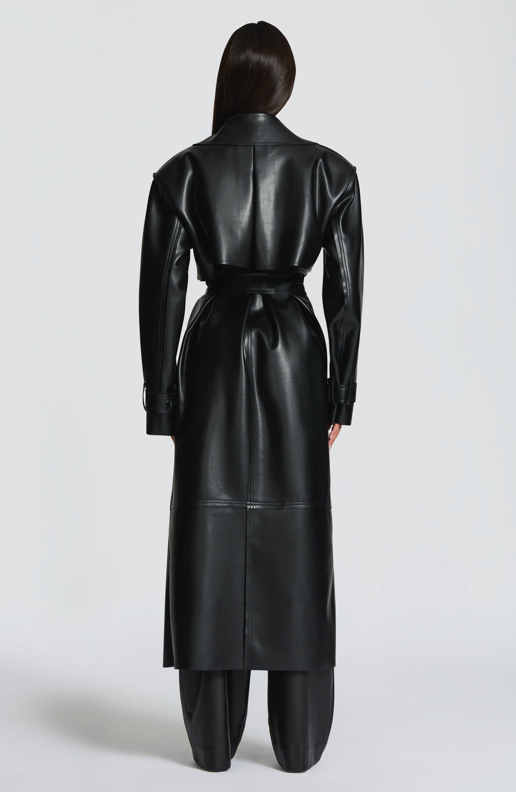 Amber Trench Coat - Black