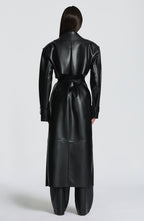 Amber Trench Coat - Black