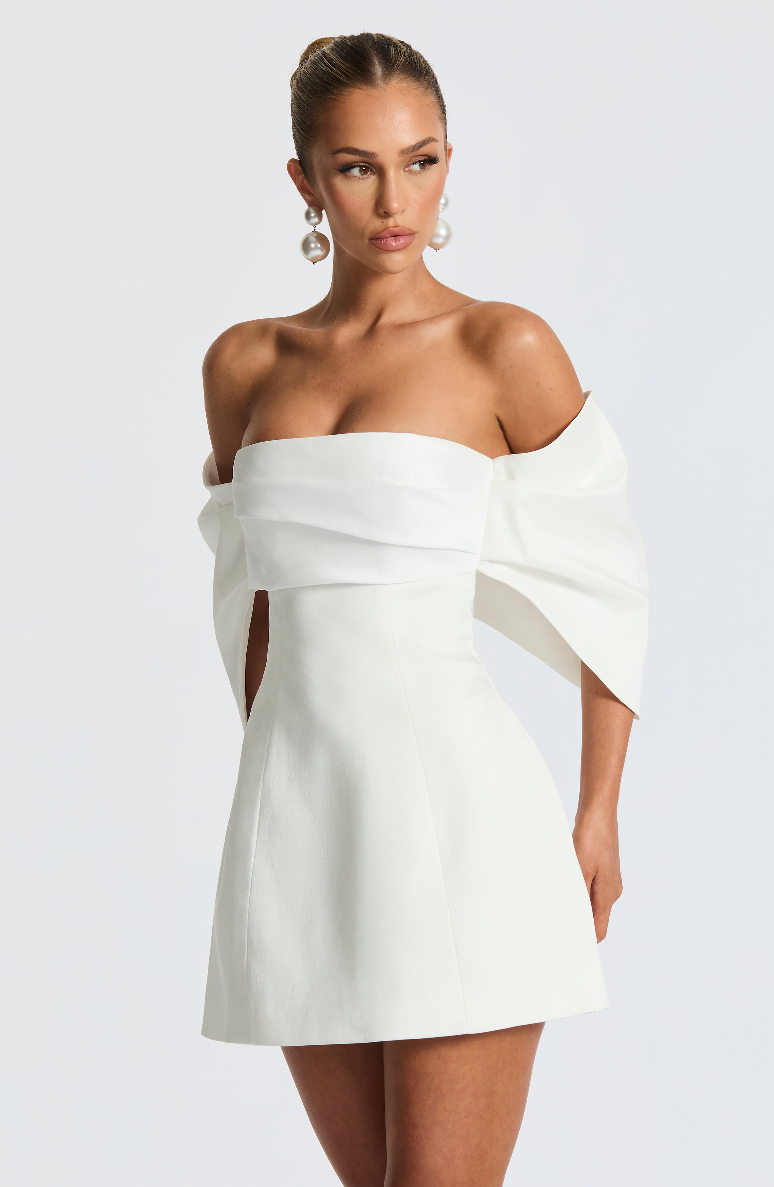 Charlotte Mini Dress - Ivory