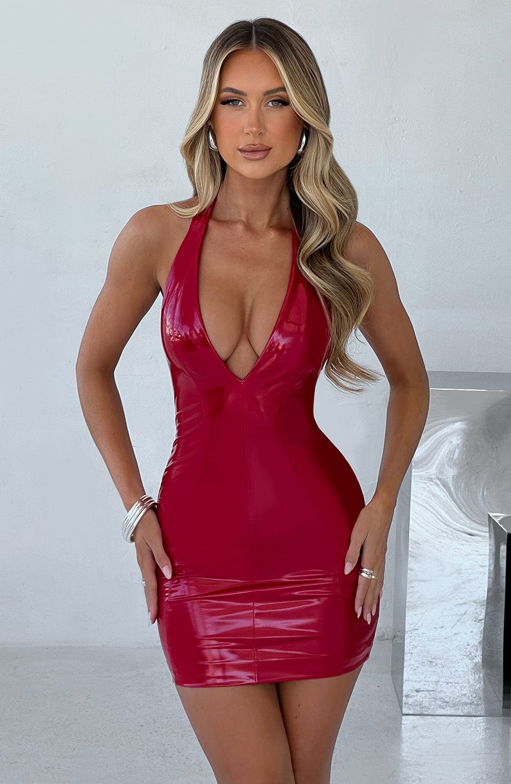 Olivia Mini Dress - Red