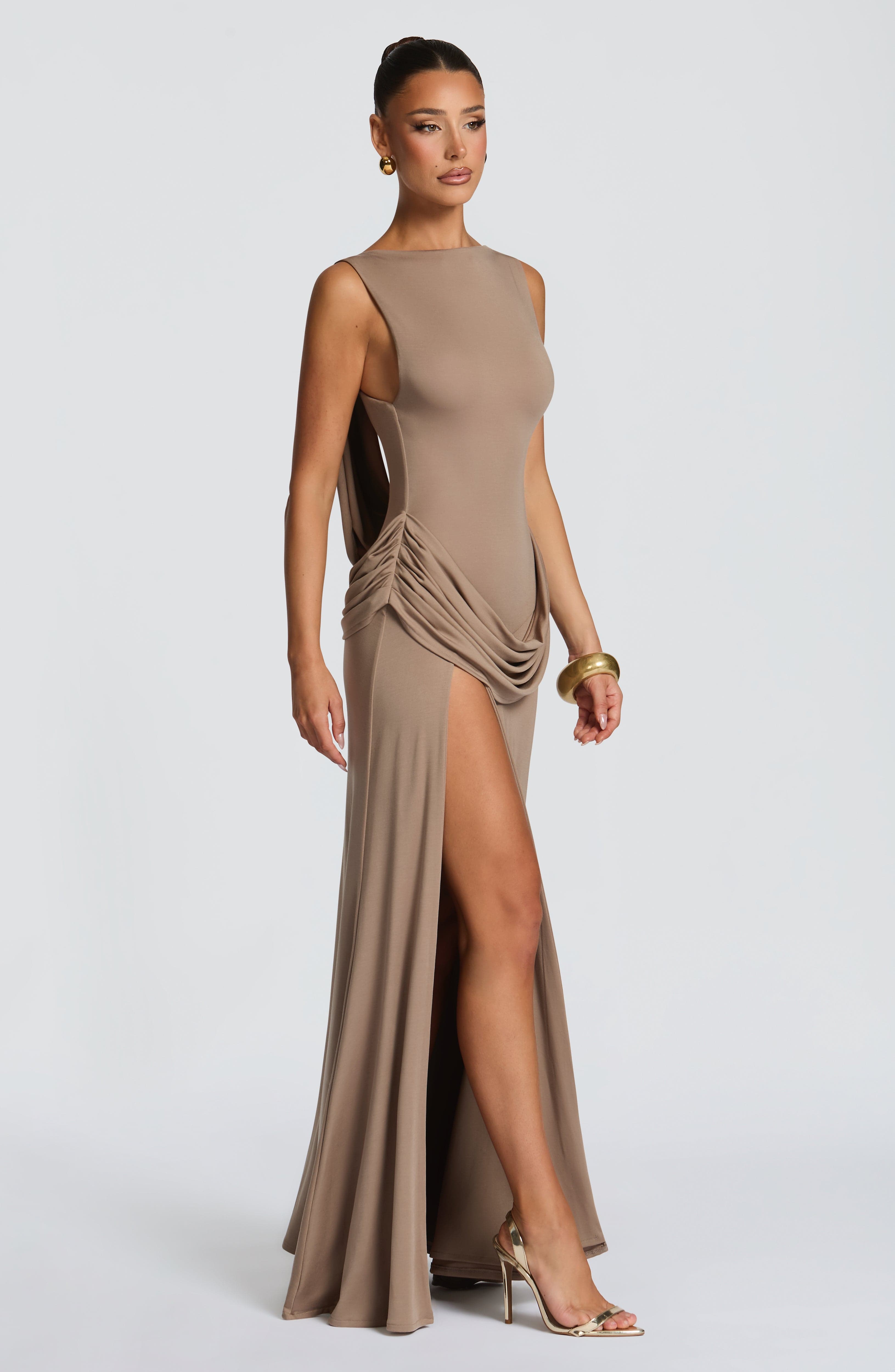 Phyllis Maxi Dress - Stone