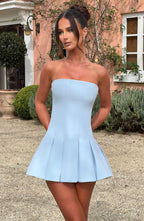 Emma Mini Dress - Blue