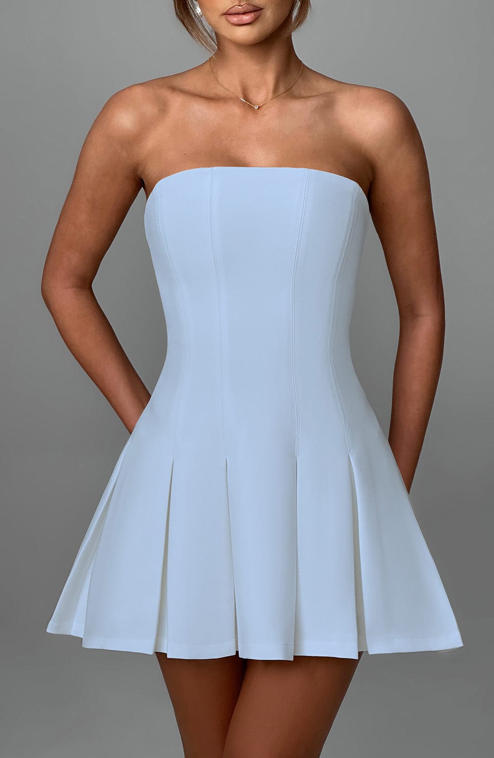 Emma Mini Dress - Blue