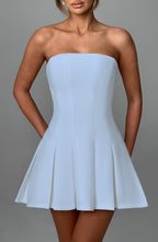 Emma Mini Dress - Blue