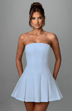 Emma Mini Dress - Blue