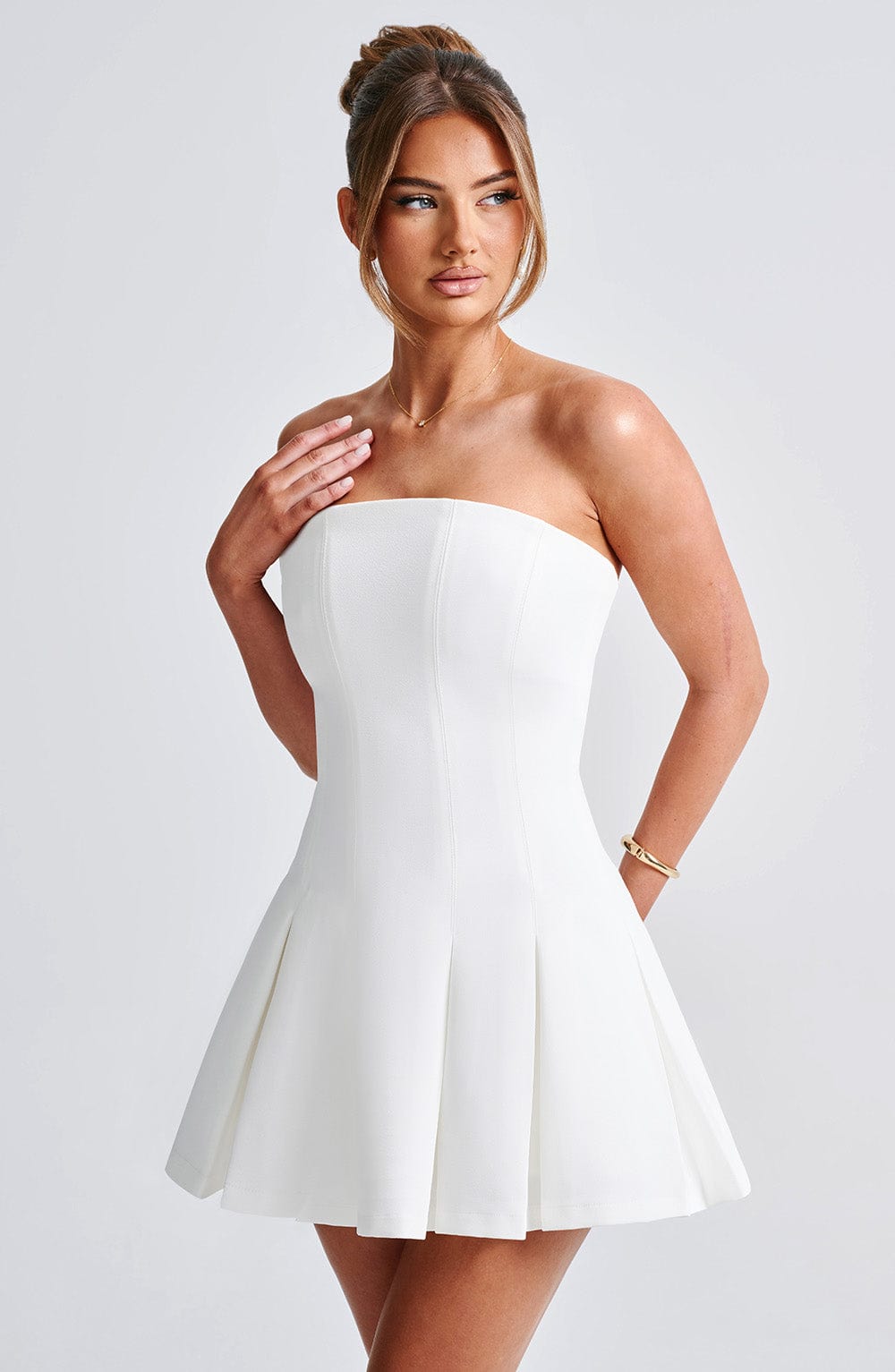 Emma Mini Dress - Ivory