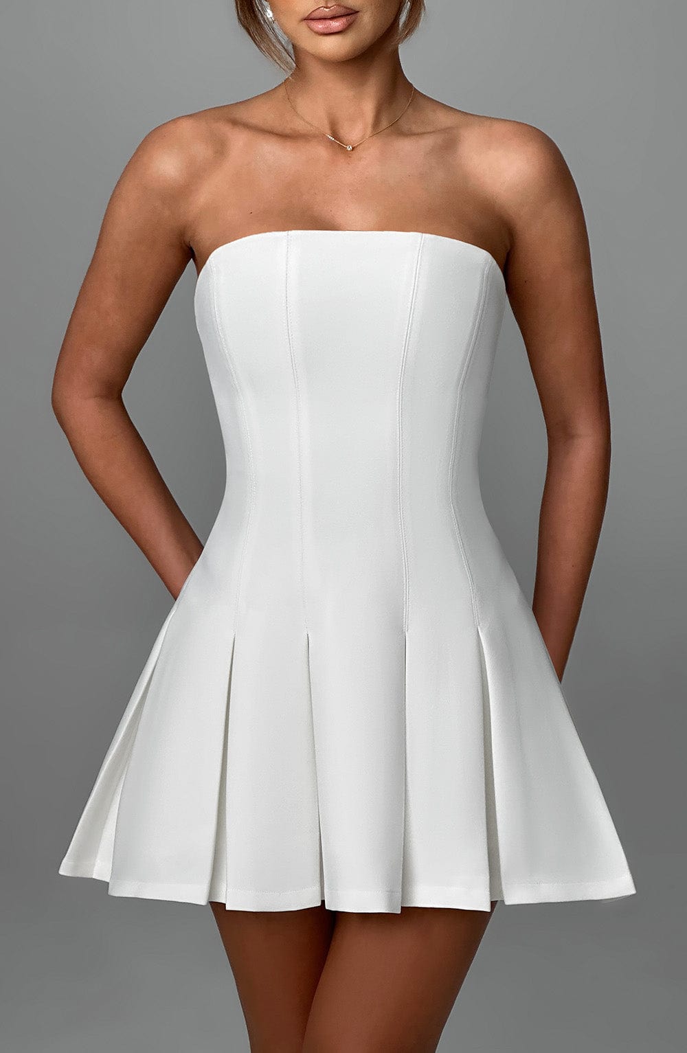 Emma Mini Dress - Ivory