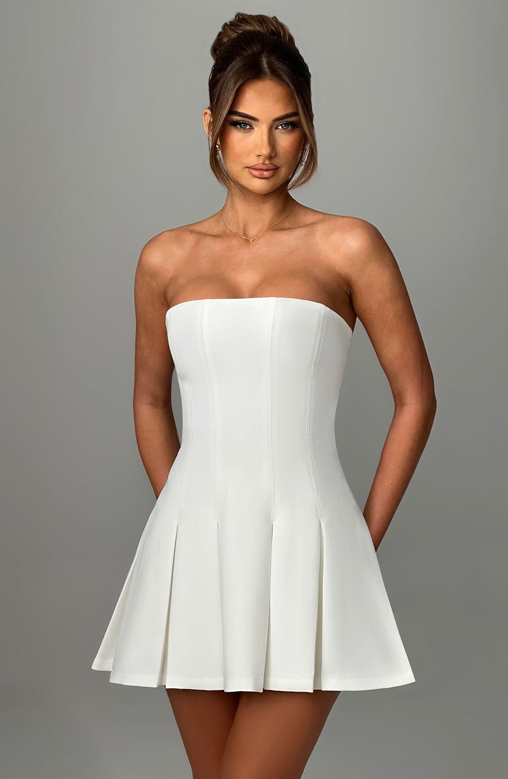 Emma Mini Dress - Ivory