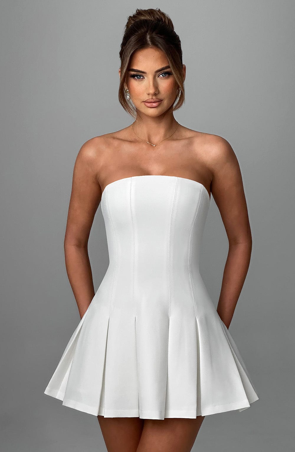 Emma Mini Dress - Ivory