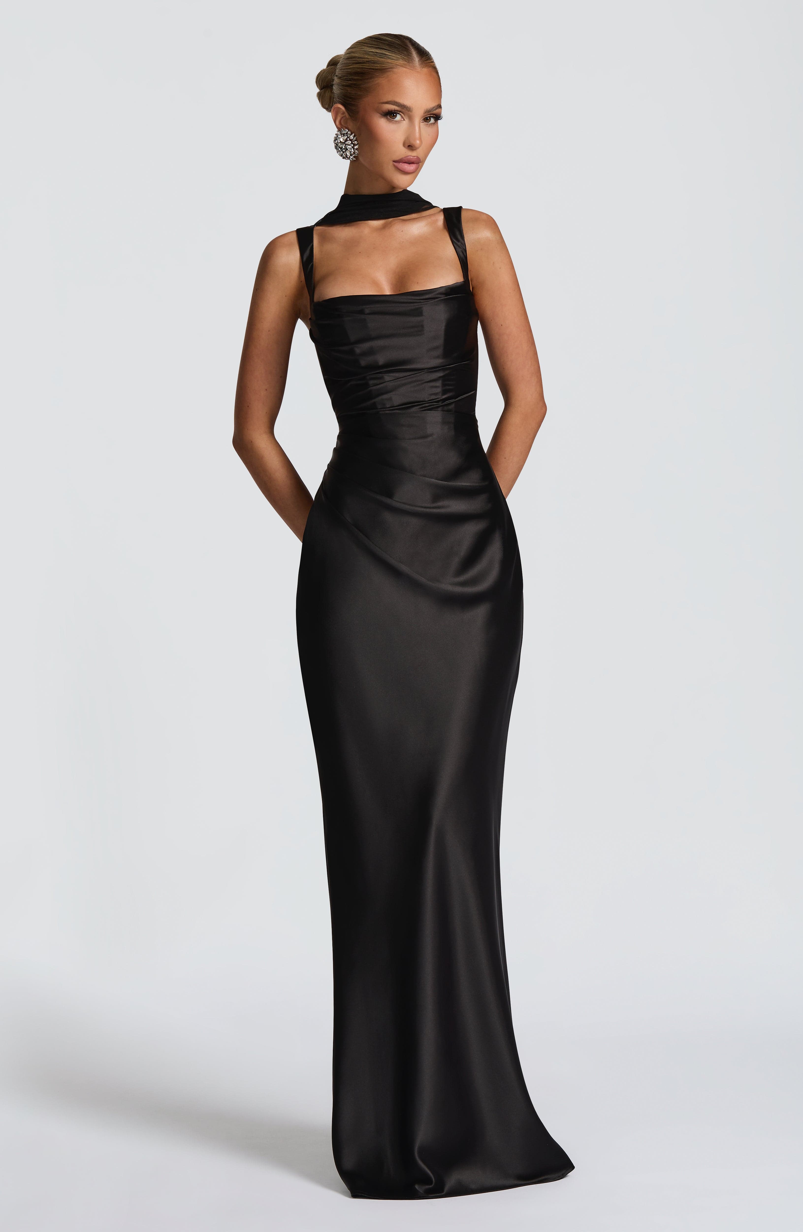 Simone Maxi Dress - Black