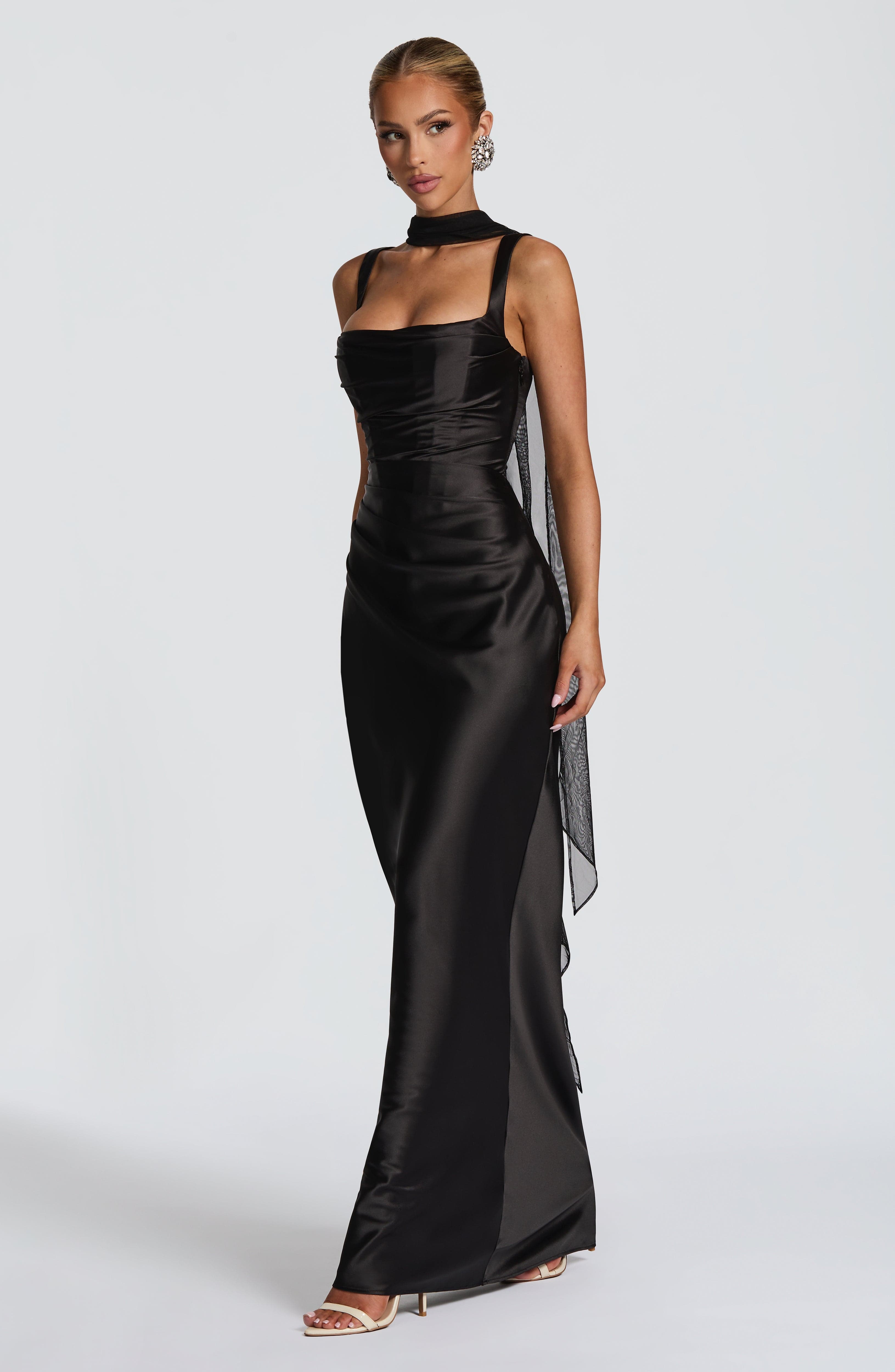Simone Maxi Dress - Black