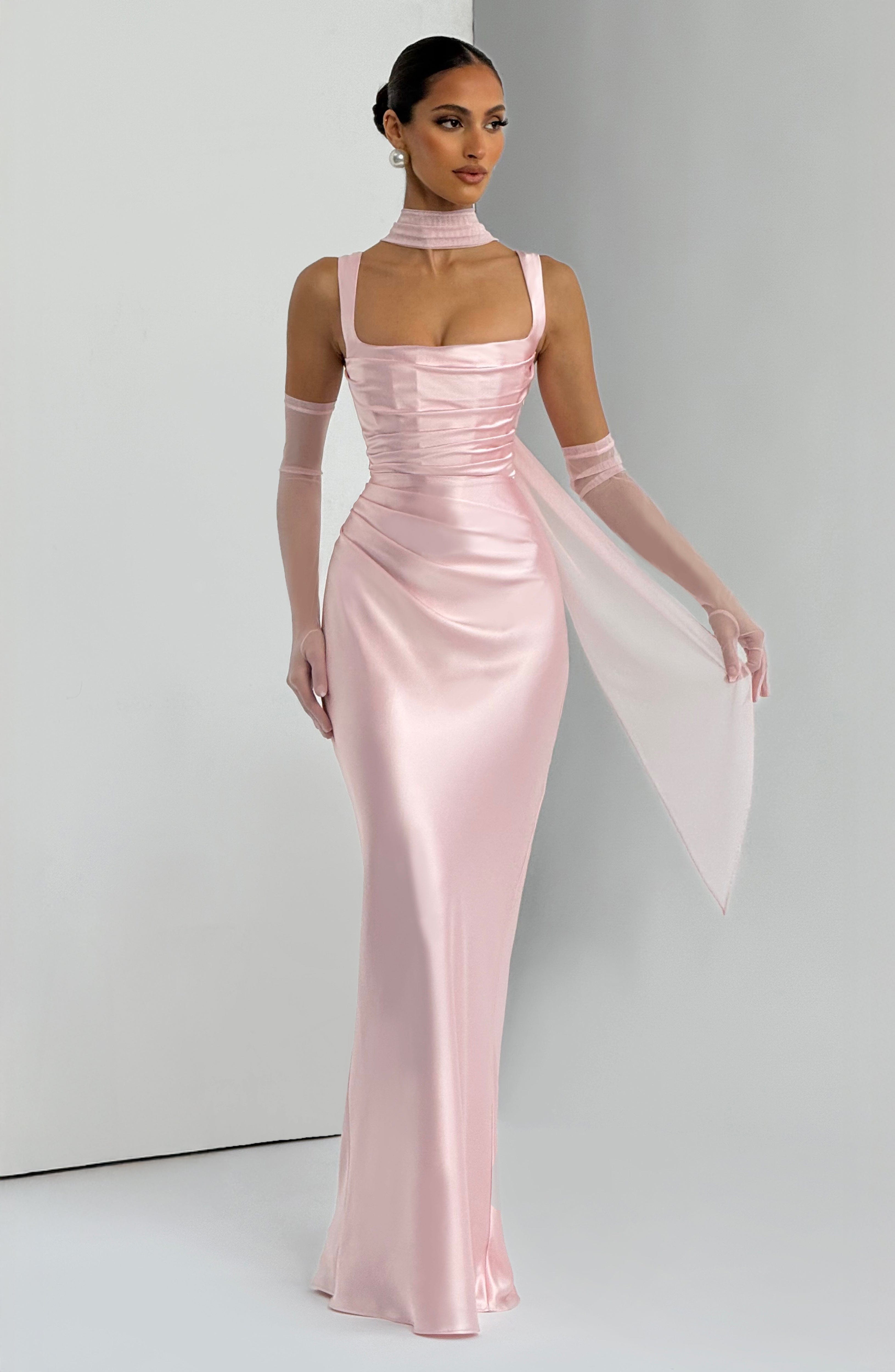 Simone Maxi Dress - Blush