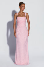Simone Maxi Dress - Blush Sparkle
